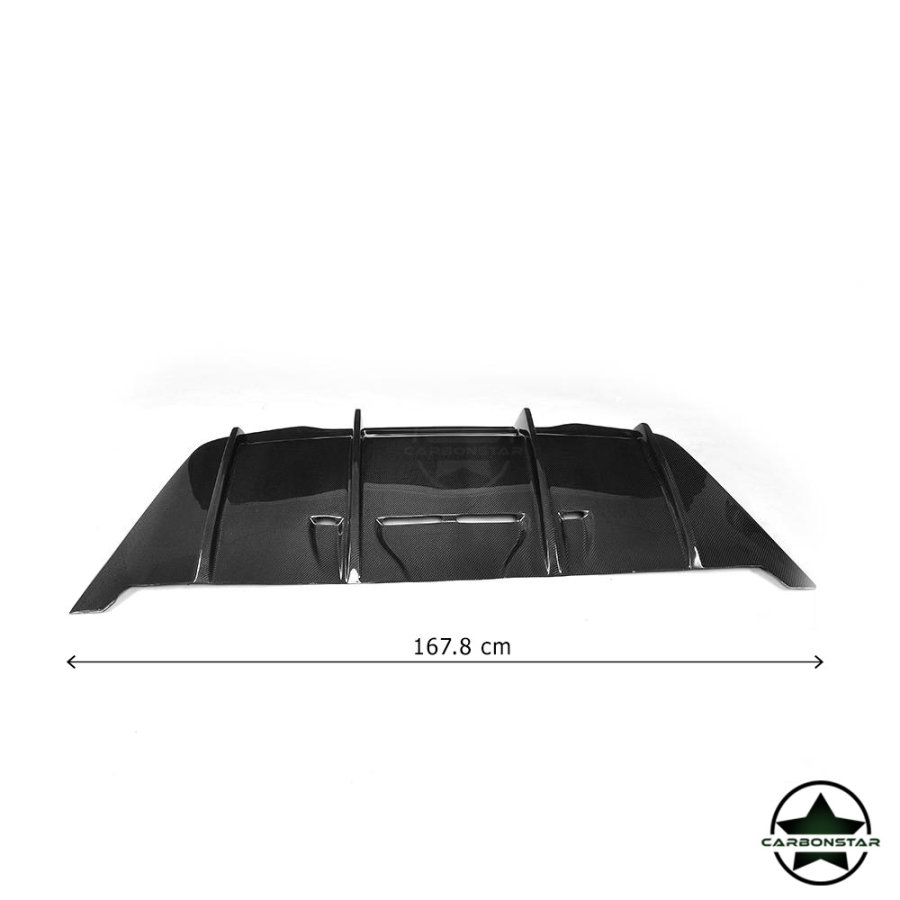 Cstar Carbon Gfk Heckdiffusor PSM für Mercedes Benz W205 C205 C63 C63S AMG Coupe