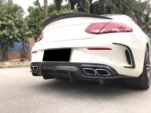 Cstar Carbon Gfk Heckdiffusor PSM für Mercedes Benz W205 C205 C63 C63S AMG Coupe