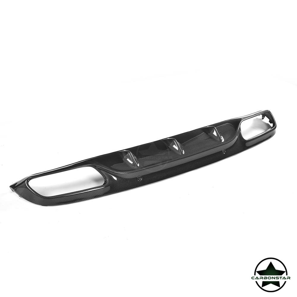 Cstar Carbon Gfk Heckdiffusor Typ OE für Mercedes Benz W205 C205 C63 AMG Coupe C-Klasse