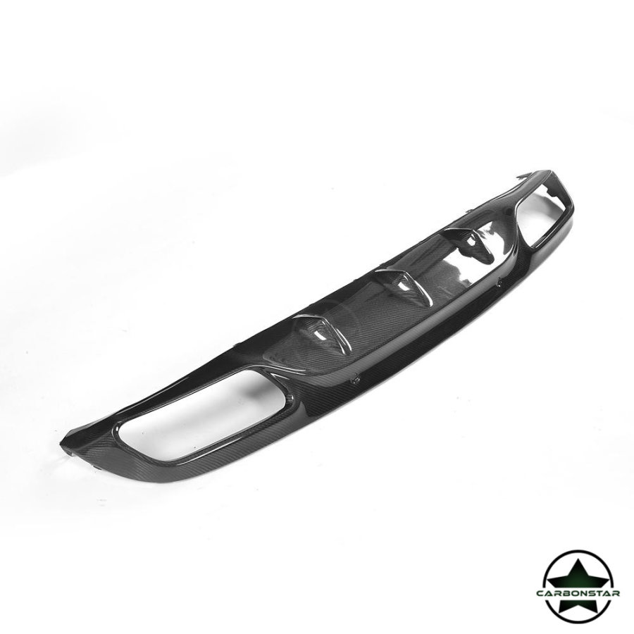 Cstar Carbon Gfk Heckdiffusor Typ OE für Mercedes Benz W205 C205 C63 AMG Coupe C-Klasse