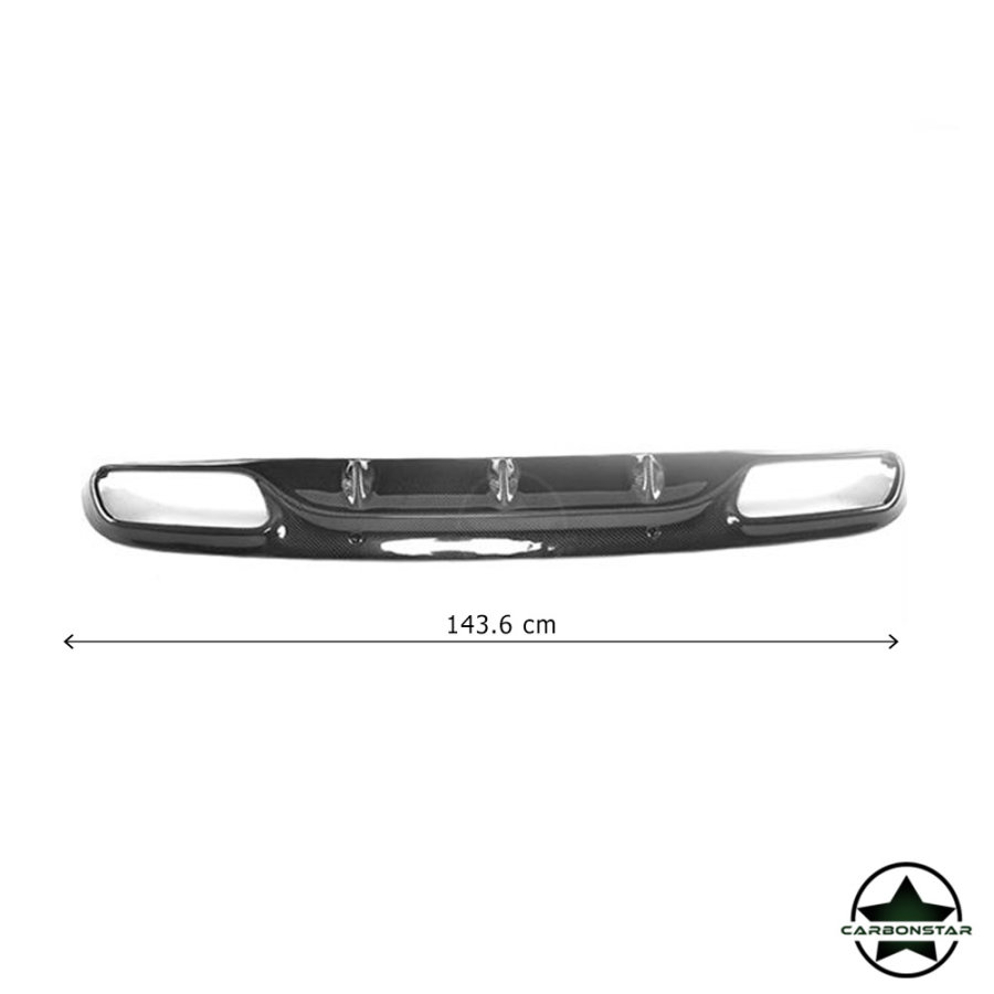 Cstar Carbon Gfk Heckdiffusor Typ OE für Mercedes Benz W205 C205 C63 AMG Coupe C-Klasse