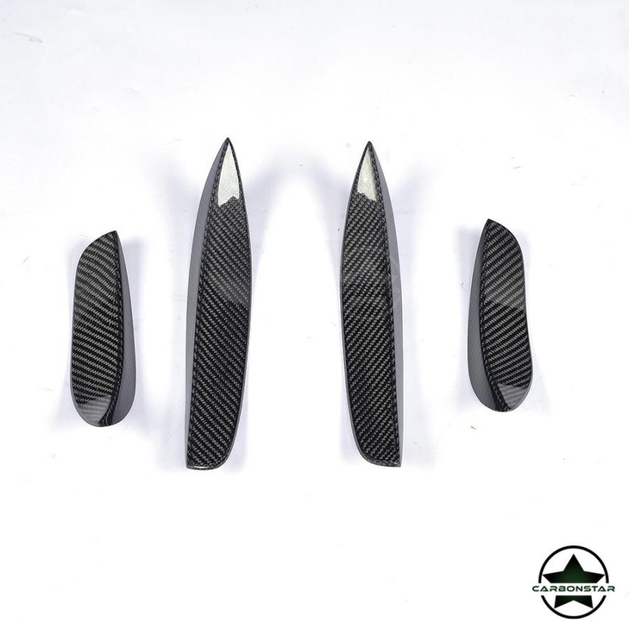 Cstar Carbon Gfk Canards Front f&uuml;r Mercedes Benz W205 C205 AMG Sportpaket C63 Coupe Limo