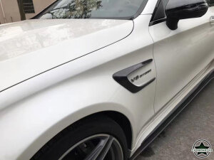 Cstar Carbon Gfk Kotflügel Abdeckung für Mercedes Benz W205 C205 Coupe C63 C63s