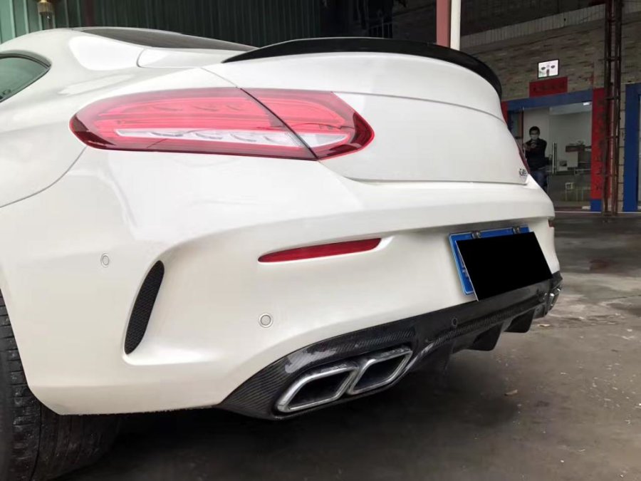 Cstar Carbon Gfk Spoiler OEM Typ für Mercedes Benz W205 C205 C63 C43 C63s -  Coupe
