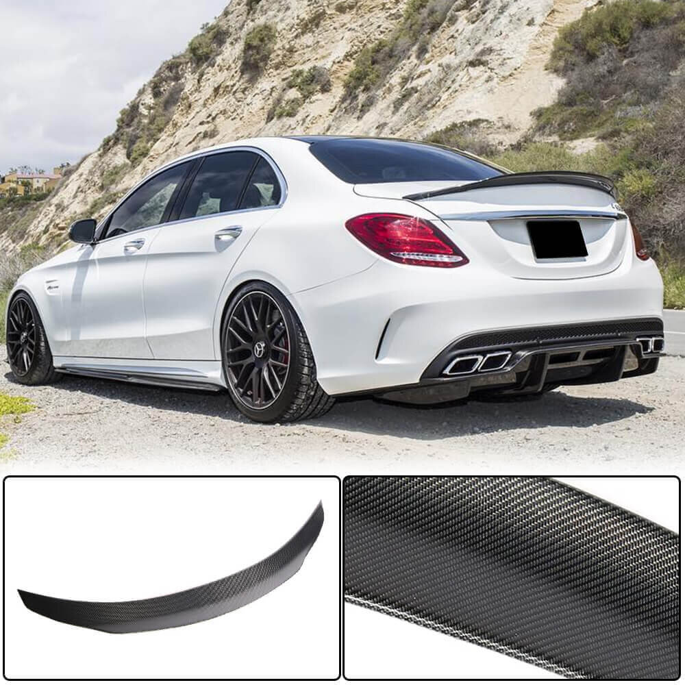 Cstar Carbon Gfk Spoiler PSM Typ für Mercedes Benz W205 C205 C63 C43 -  Limo