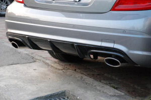 Cstar Carbon Gfk Heckdiffusor OE für Mercedes Benz W204 C204 C63 AMG LIMO COUPE VMOPF