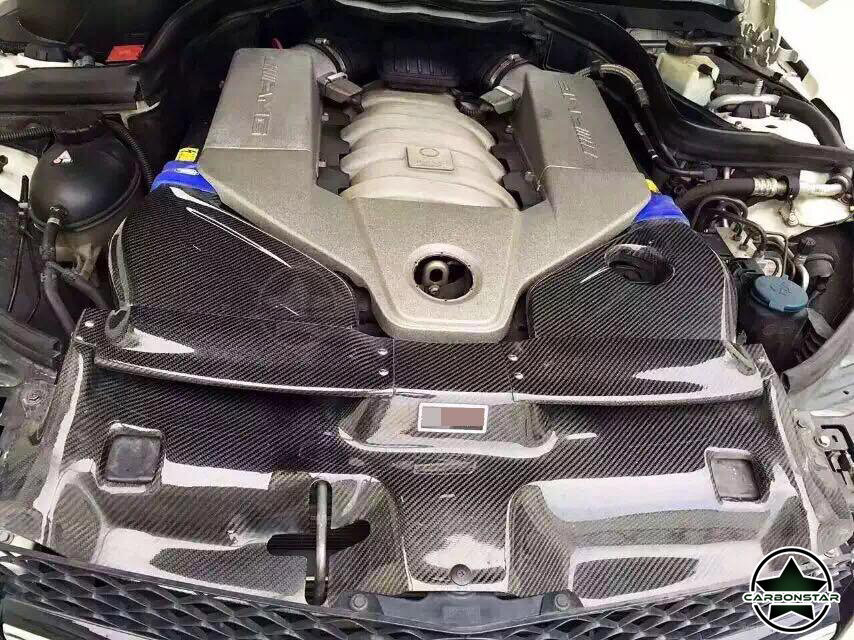 Cstar Carbon Gfk Air Intake Lufteinlass Filter Abdeckung für Mercedes Benz W204 C63 MOPF