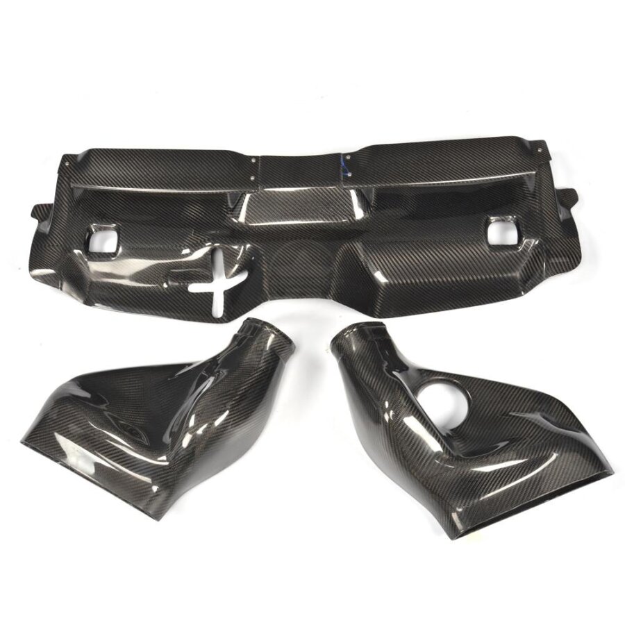 Cstar Carbon Gfk Air Intake Lufteinlass Filter Abdeckung für Mercedes Benz W204 C63 MOPF