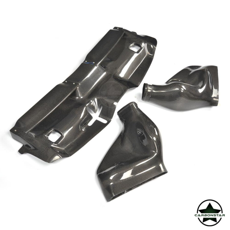 Cstar Carbon Gfk Air Intake Lufteinlass Filter Abdeckung für Mercedes Benz W204 C63 MOPF