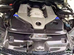 Cstar Carbon Gfk Air Intake Lufteinlass Filter Abdeckung für Mercedes Benz W204 C63 MOPF