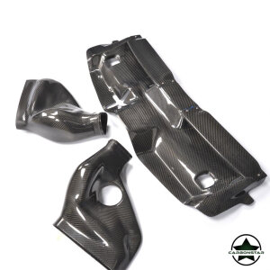 Cstar Carbon Gfk Air Intake Lufteinlass Filter Abdeckung für Mercedes Benz W204 C63 MOPF