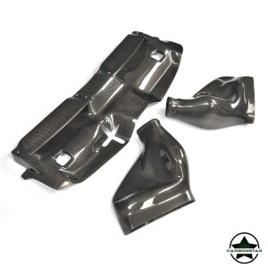 Cstar Carbon Gfk Air Intake Lufteinlass Filter Abdeckung für Mercedes Benz W204 C63 MOPF