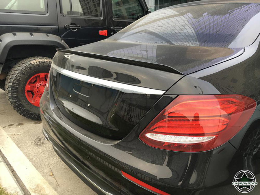 Cstar Carbon Gfk Heckspoiler für Mercedes Benz W213 Limousine +AMG