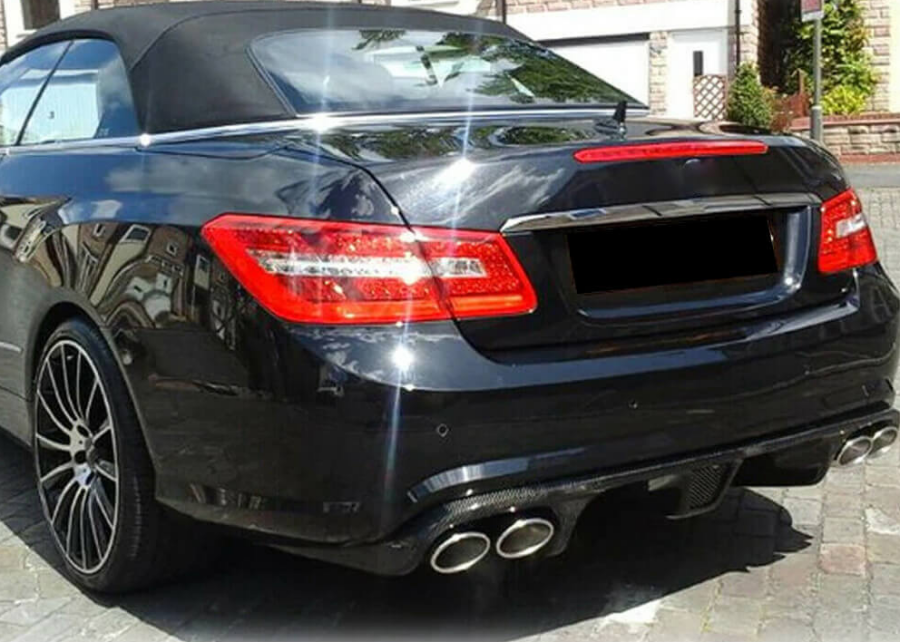 Cstar Carbon Gfk Heckdiffusor Typ J für Mercedes Benz W207 C207 A207 Coupe Cabrio AMG VFL 09-13