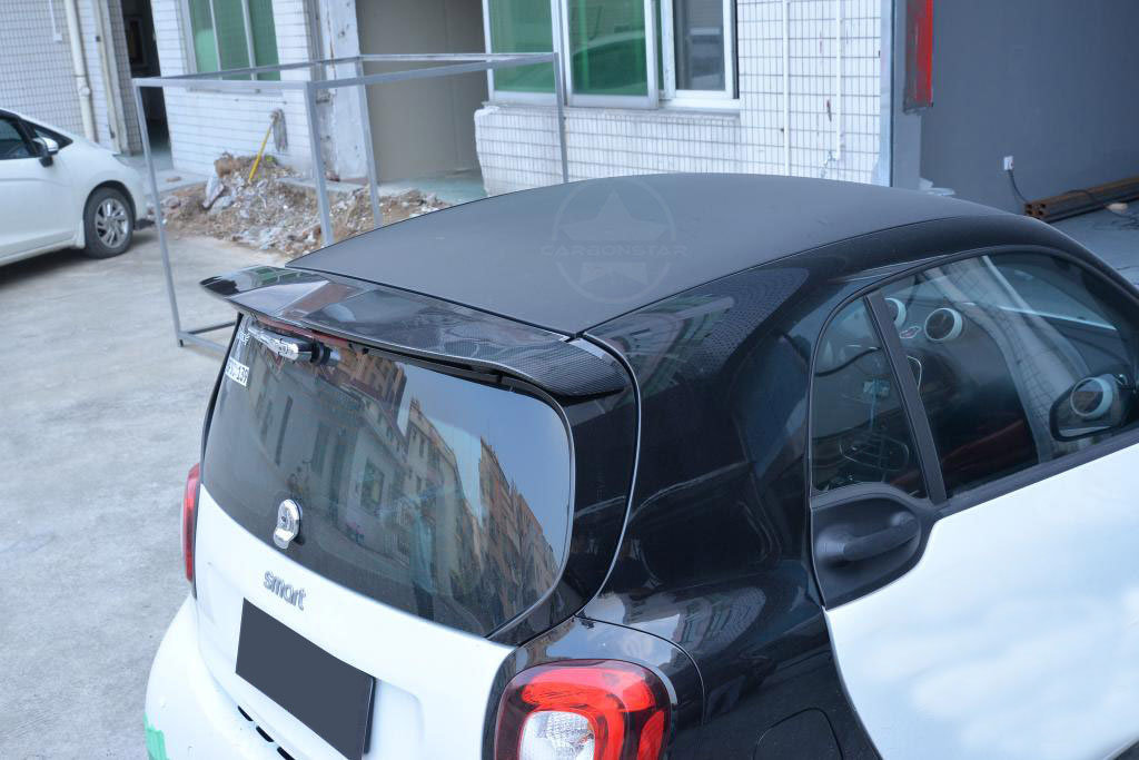 Cstar Carbon Gfk Heckspoiler Flügel für Smart 453 Fortwo Coupe 16-18