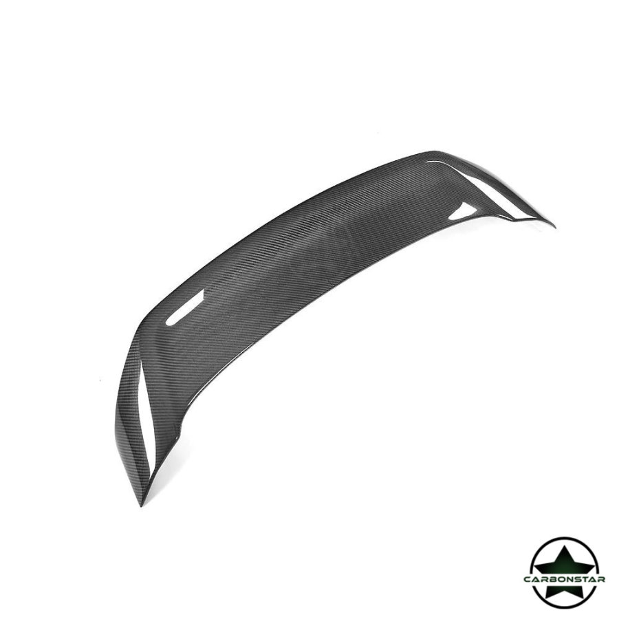 Cstar Carbon FRP Rear Spoiler Wing Type J Cover suitable for Smart 453 Fortwo Coupé 16-18