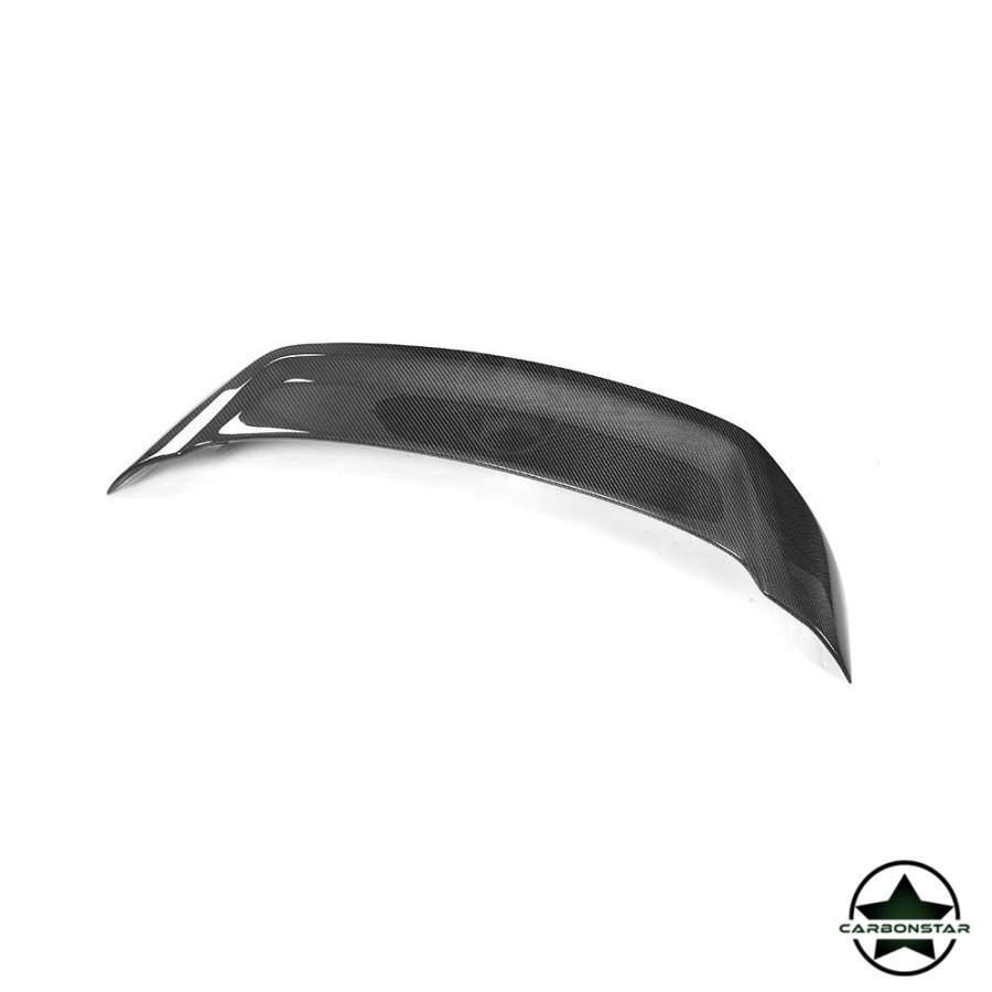 Cstar Carbon FRP Rear Spoiler Wing Type J Cover suitable for Smart 453 Fortwo Coupé 16-18