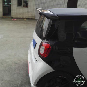 Cstar Carbon FRP Rear Spoiler Wing Type J Cover suitable for Smart 453 Fortwo Coupé 16-18