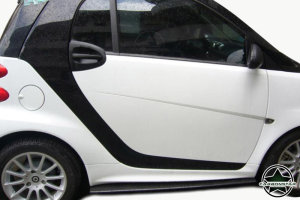 Cstar Carbon Gfk Seitenschweller für Smart 451 Fortwo 12 - Modellpflege