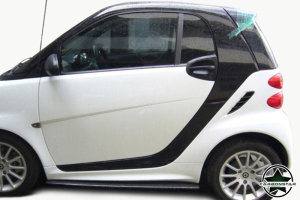 Cstar Carbon Gfk Seitenschweller für Smart 451 Fortwo 12 - Modellpflege