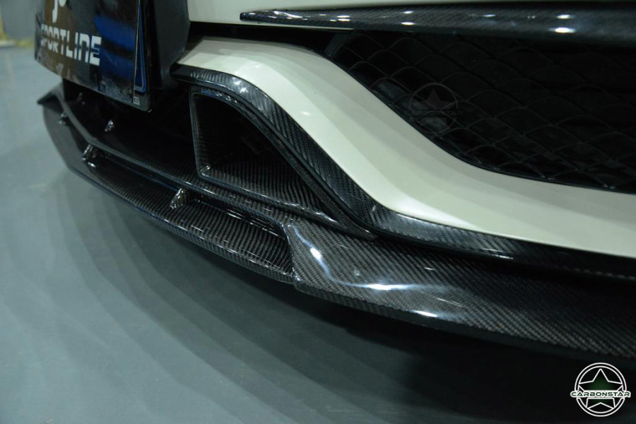 Cstar Carbon Gfk Abdeckung Sto&szlig;stange vorne Typ B f&uuml;r Mercedes Benz W218 CLS63 AMG