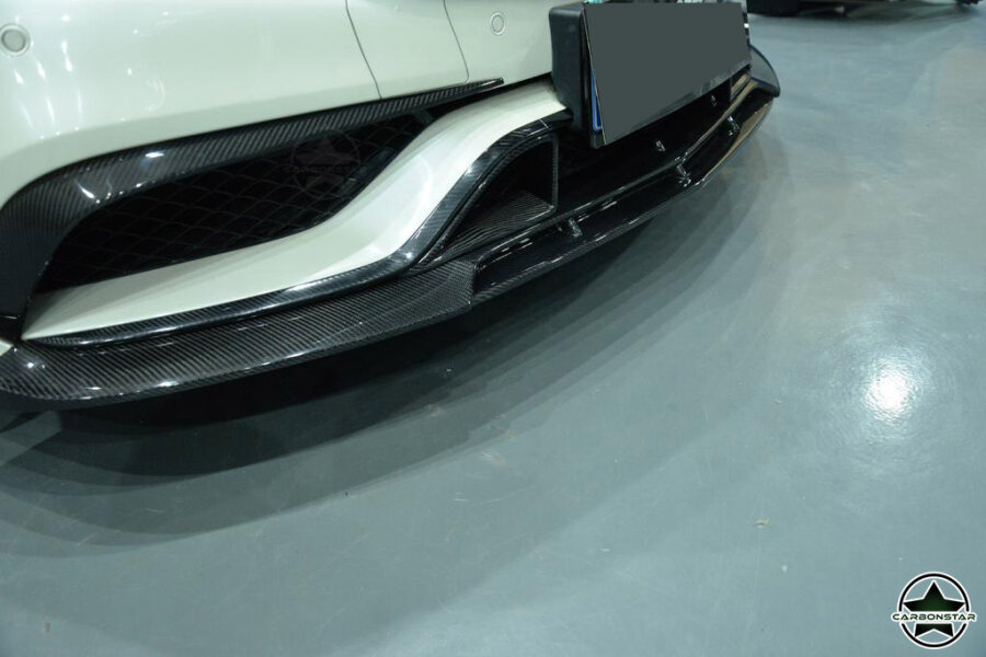 Cstar Carbon Gfk Frontlippe vorne Typ B für Mercedes Benz W218 CLS63 AMG MOPF 2015-2018