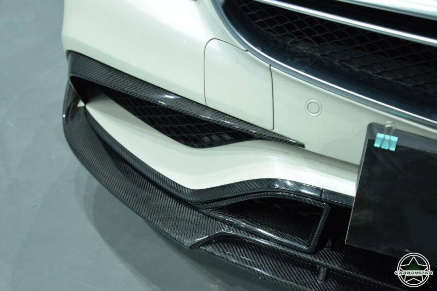 Cstar Carbon Gfk Frontlippe vorne Typ B für Mercedes Benz W218 CLS63 AMG MOPF 2015-2018