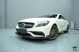 Cstar Carbon Gfk Frontlippe vorne Typ B für Mercedes Benz W218 CLS63 AMG MOPF 2015-2018
