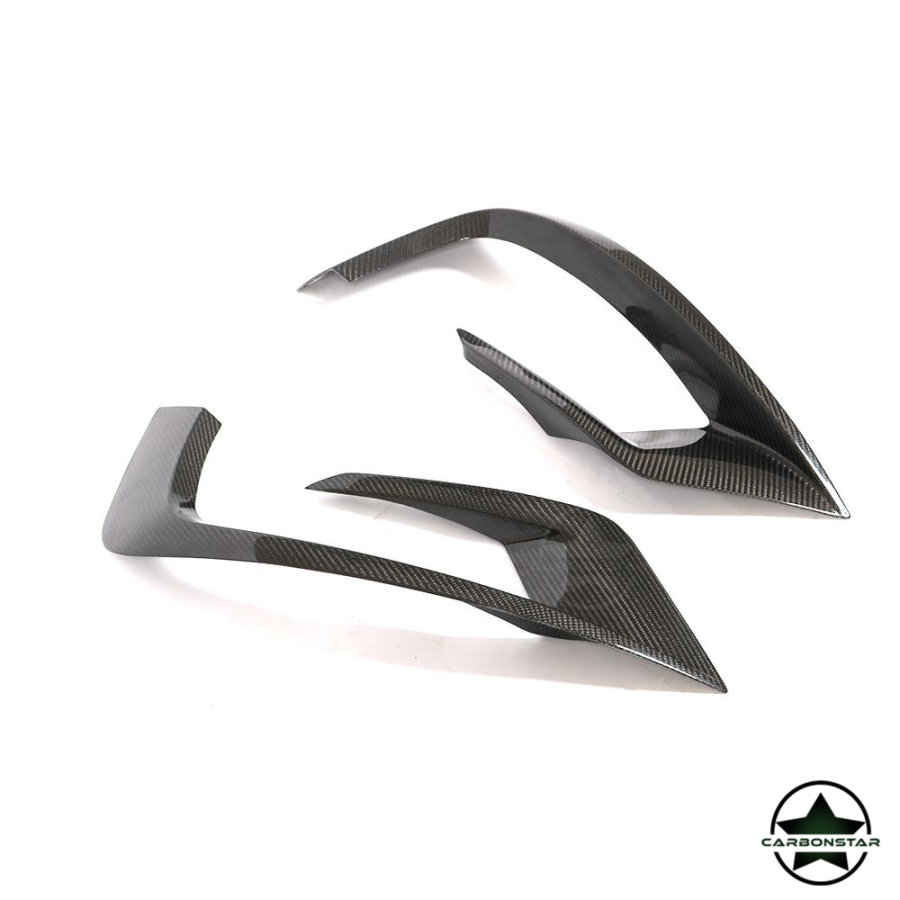 Cstar Carbon Gfk Fins Abdeckung Stoßstange vorne für Mercedes Benz AMG 4 Türer Limo AMG / nur S63)