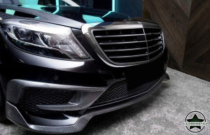 Cstar Carbon Gfk Fins Abdeckung Stoßstange vorne für Mercedes Benz AMG 4 Türer Limo AMG / nur S63)