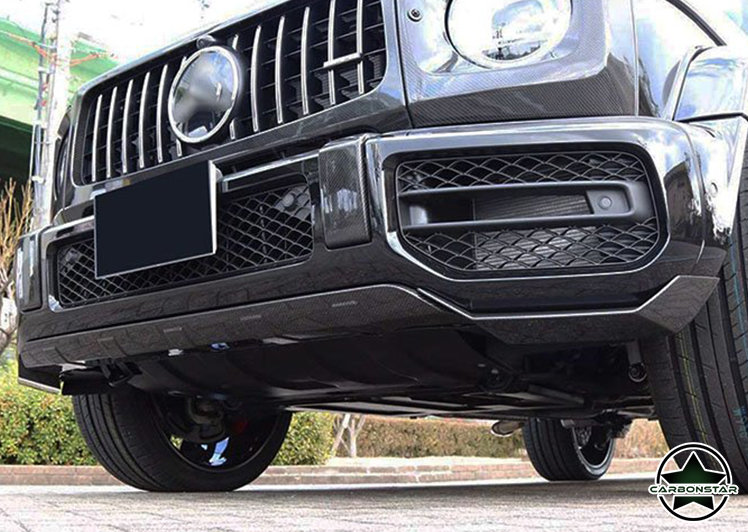 Cstar Carbon Abdeckung unten Stoßstange vorne Guard für Mercedes Benz G Klasse W463A W464 AMG