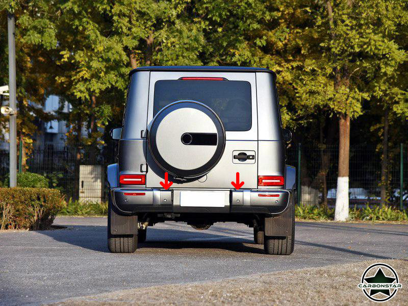 Cstar Carbon Stoßstange vorne + hinten  Abdeckungen für Mercedes Benz W463 G Klasse G63 AMG Paket