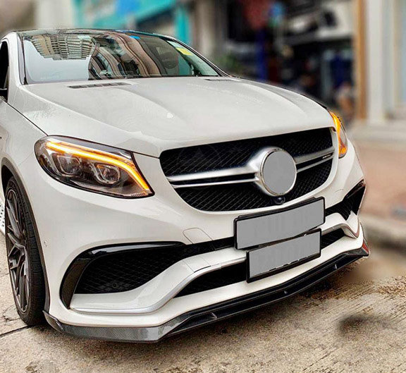 Cstar Carbon Gfk Frontlippe Spoiler für Mercedes Benz GLE W292 AMG GLE63 4 Türer