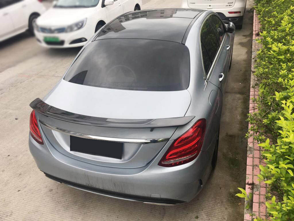 Cstar Carbon Gfk Heckspoiler RT für Mercedes Benz W205 C205 Limo C43 C63
