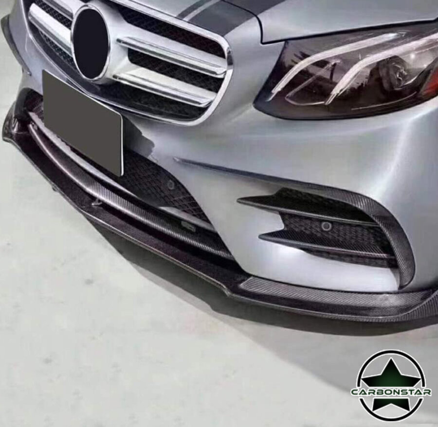 Cstar Carbon Gfk Canards Abdeckung Stoßstange vorne für Mercedes Benz W213 AMG E Klasse E200 E250 E300 E400 E450 Sport E43