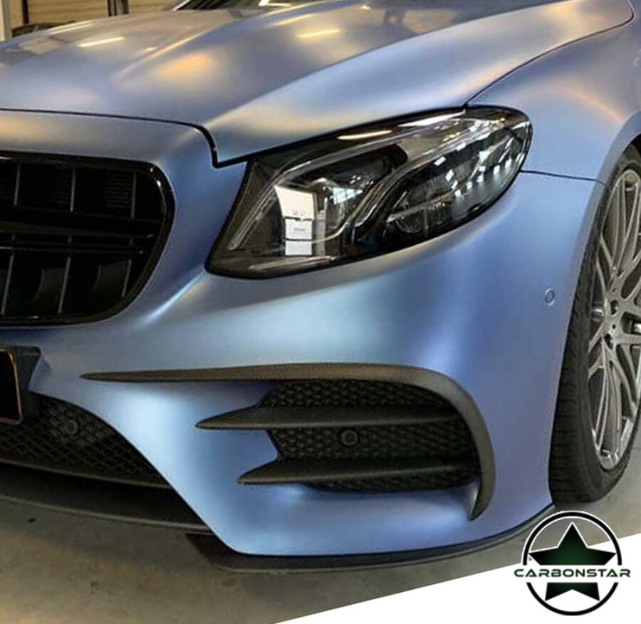 Cstar Carbon Gfk Canards Abdeckung Stoßstange vorne für Mercedes Benz W213 AMG E Klasse E200 E250 E300 E400 E450 Sport E43