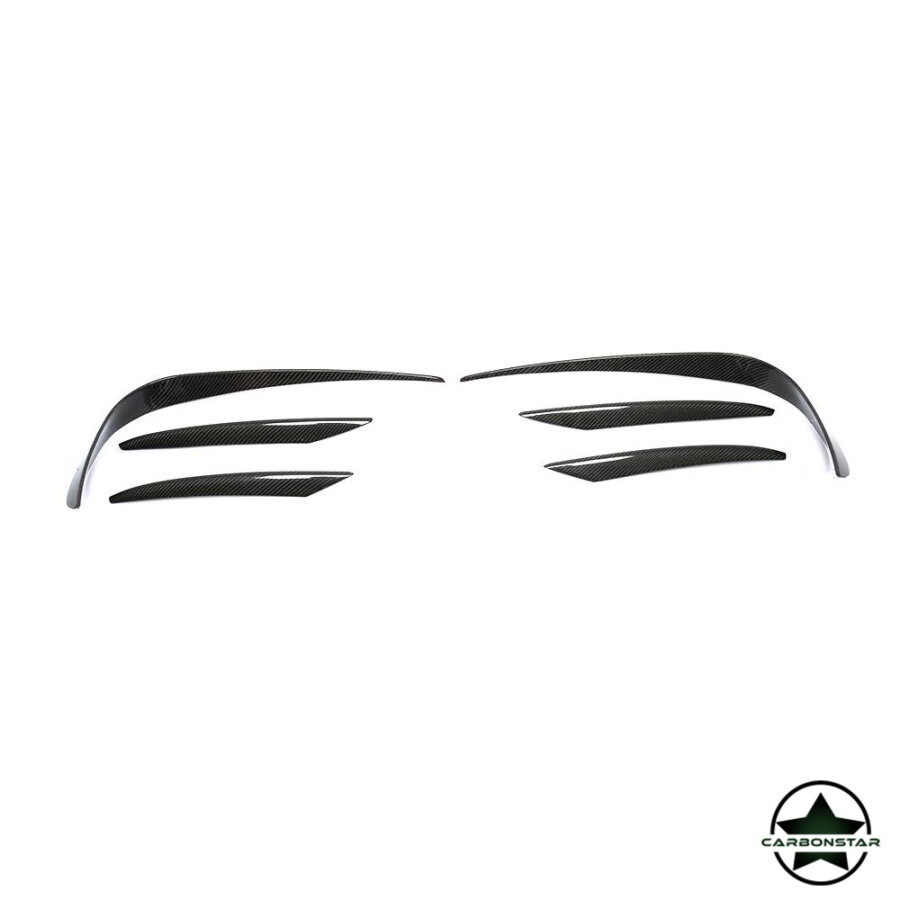 Cstar Carbon Gfk Canards Abdeckung Stoßstange vorne für Mercedes Benz W213 AMG E Klasse E200 E250 E300 E400 E450 Sport E43