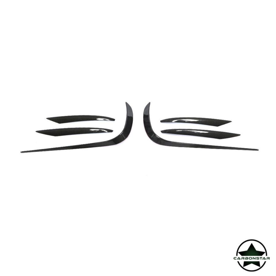 Cstar Carbon Gfk Canards Abdeckung Stoßstange vorne für Mercedes Benz W213 AMG E Klasse E200 E250 E300 E400 E450 Sport E43