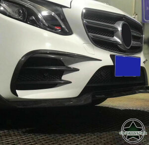 Cstar Carbon Gfk Canards Abdeckung Stoßstange vorne für Mercedes Benz W213 AMG E Klasse E200 E250 E300 E400 E450 Sport E43