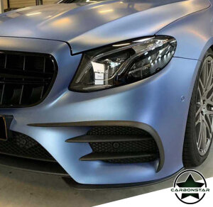 Cstar Carbon Gfk Canards Abdeckung Stoßstange vorne für Mercedes Benz W213 AMG E Klasse E200 E250 E300 E400 E450 Sport E43