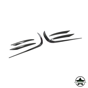 Cstar Carbon Gfk Canards Abdeckung Stoßstange vorne für Mercedes Benz W213 AMG E Klasse E200 E250 E300 E400 E450 Sport E43