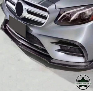 Cstar Carbon Gfk Canards Abdeckung Sto&szlig;stange vorne f&uuml;r Mercedes Benz W213 AMG E Klasse