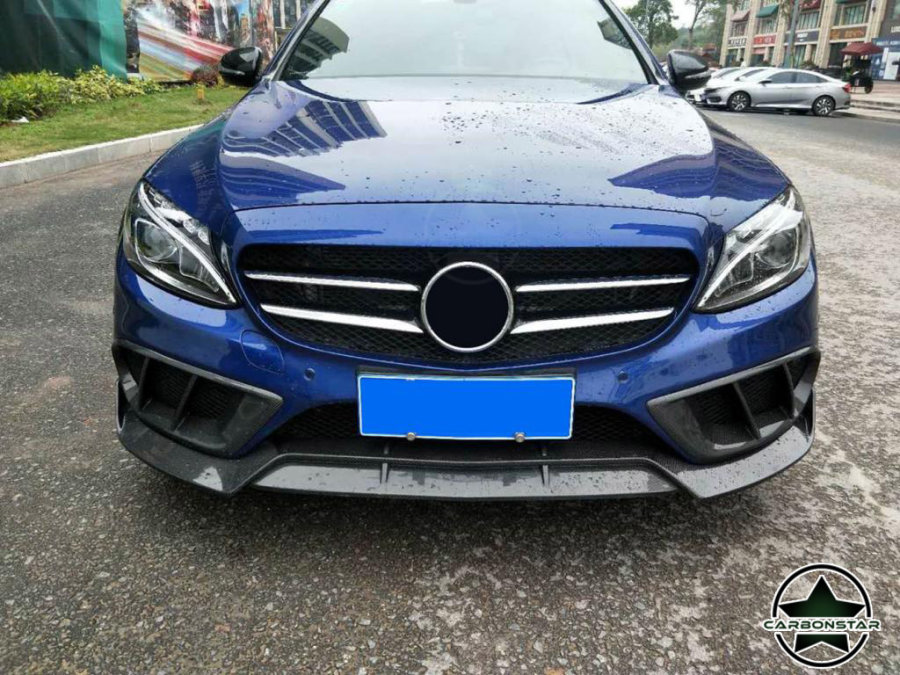 Cstar Carbon Gfk Lufteinlässe Grill für Mercedes Benz W205 C63 AMG