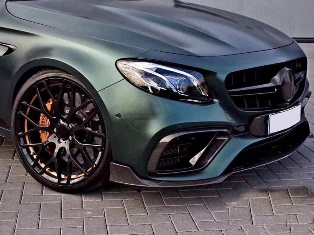 Cstar Carbon Gfk Stoßstange Abdeckung vorne Lufteinlass NSW für Mercdes Benz E Klasse W213 E63 AMG