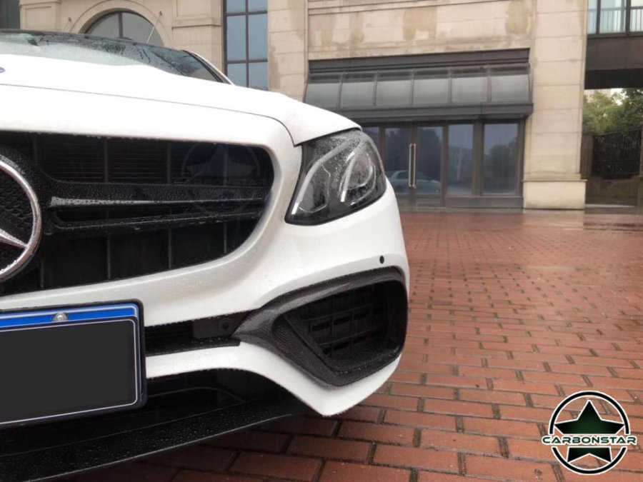 Cstar Carbon Gfk Stoßstange Abdeckung vorne Lufteinlass NSW für Mercdes Benz E Klasse W213 E63 AMG