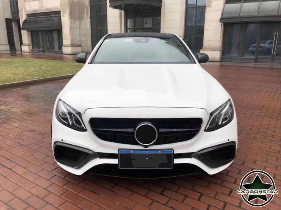 Cstar Carbon Gfk Stoßstange Abdeckung vorne Lufteinlass NSW für Mercdes Benz E Klasse W213 E63 AMG