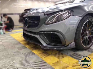 Cstar Carbon Gfk Stoßstange Abdeckung vorne Lufteinlass NSW für Mercdes Benz E Klasse W213 E63 AMG