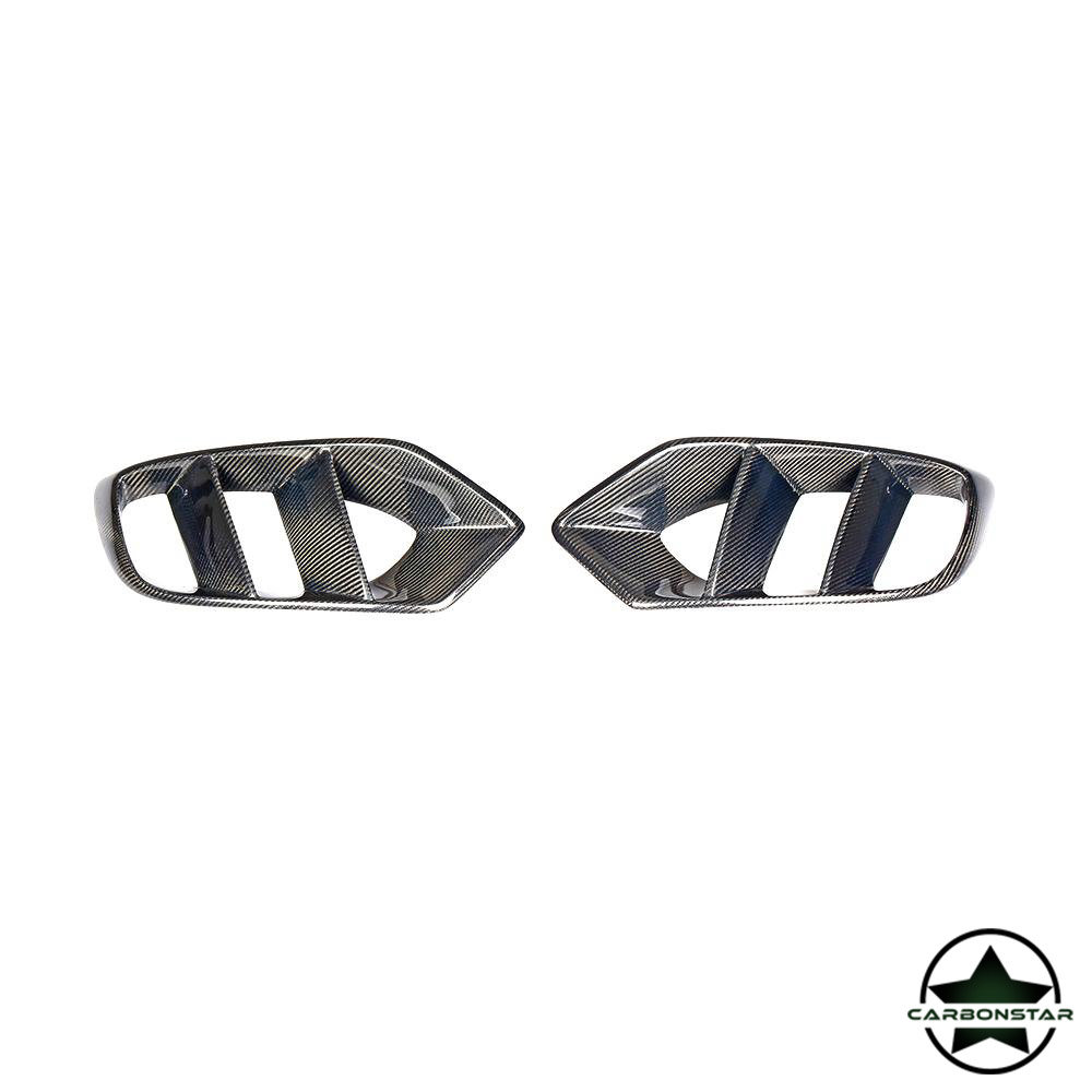 Cstar Carbon Gfk Lufteinlass Abdeckung vorne für Mercedes benz C Klasse W205 AMG