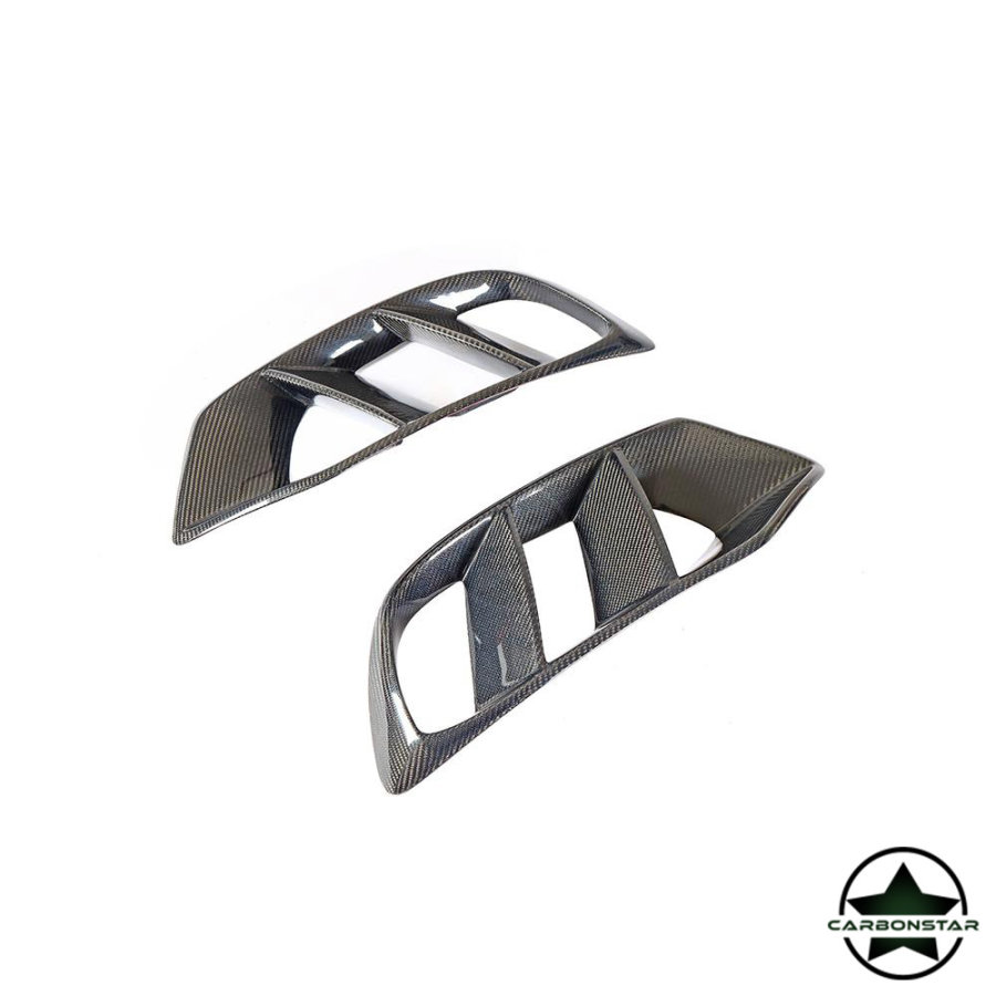 Cstar Carbon Gfk Lufteinlass Abdeckung vorne für Mercedes benz C Klasse W205 AMG