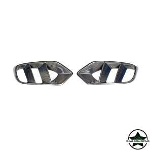 Cstar Carbon Gfk Lufteinlass Abdeckung vorne für Mercedes benz C Klasse W205 AMG